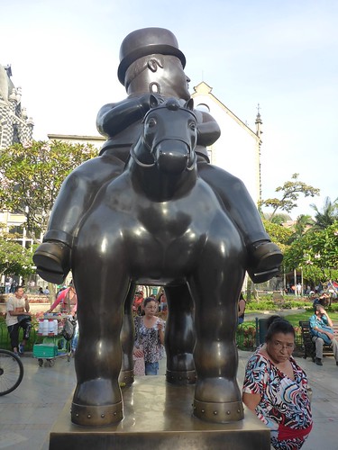 Botero horse sculpture